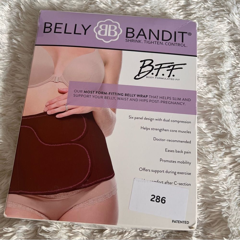 Belly Bandit Postpartum Support Belly Wrap in Cream Medium NEW MSRP $80
